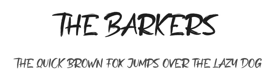 The Barkers by Maulana Creative — Script Handwritten Font