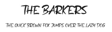 The Barkers by Maulana Creative — Script Handwritten Font — thumbnail 1