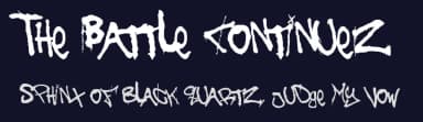 The Battle Continuez by Christopher Hansen — Script Handwritten Font — thumbnail 2