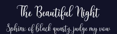 The Beautiful Night by Attract Studio — Script Handwritten Font — thumbnail 2