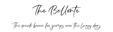 The Bellonte by Ibrahima Studio — Script Handwritten Font — thumbnail 1