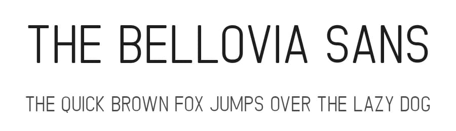 The Bellovia Sans by Sibelumpagi — Sans Serif Font