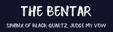 The Bentar by Rhidtype — Script Handwritten Font — thumbnail 2