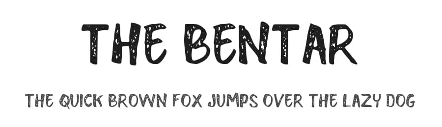 The Bentar by Rhidtype — Script Handwritten Font — preview 1