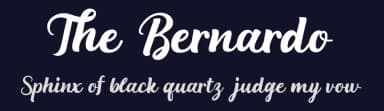 The Bernardo by ReyreyBlue — Script Handwritten Font — thumbnail 2