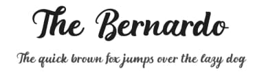 The Bernardo by ReyreyBlue — Script Handwritten Font — thumbnail 1
