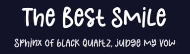 The Best Smile by olivetype — Script Handwritten Font — thumbnail 2