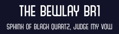 The Bewlay Br1 by Jorn.sb — Sans Serif Font — thumbnail 2