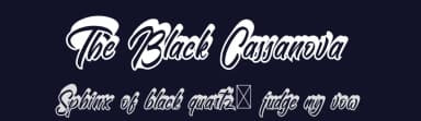 The Black Cassanova by Kotak Kuning Studio — Script Handwritten Font — thumbnail 2