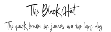 The Black Hat by Thirtypath — Script Handwritten Font — thumbnail 1