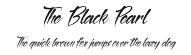 The Black Pearl by Cat.B — Script Handwritten Font — thumbnail 1