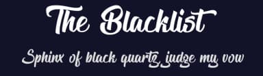 The Blacklist by Octotype  | Thomas Boucherie — Script Handwritten Font — thumbnail 2