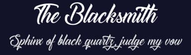 The Blacksmith by Octotype  | Thomas Boucherie — Script Handwritten Font — thumbnail 2