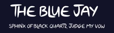 The Blue Jay by JSH creates — Script Handwritten Font — thumbnail 2