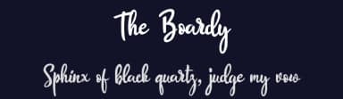 The Boardy by Moreltype — Script Handwritten Font — thumbnail 2