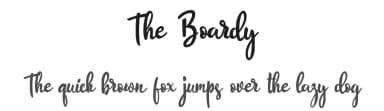 The Boardy by Moreltype — Script Handwritten Font — thumbnail 1