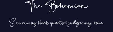 The Bohemian by alphArtype — Script Handwritten Font — thumbnail 2