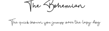The Bohemian by alphArtype — Script Handwritten Font — thumbnail 1