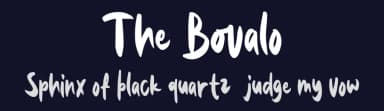 The Bovalo by InspiraType — Script Handwritten Font — thumbnail 2