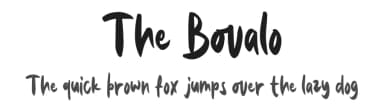 The Bovalo by InspiraType — Script Handwritten Font — thumbnail 1