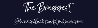The Braggest by Ryan Prasetya — Script Handwritten Font — thumbnail 2