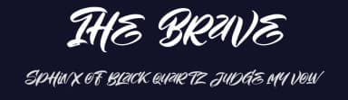 The Brave by Vunira Design — Script Handwritten Font — thumbnail 2