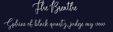 The Breathe by Scratchones — Script Handwritten Font — thumbnail 2