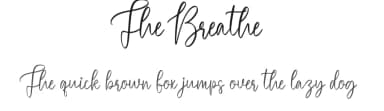 The Breathe by Scratchones — Script Handwritten Font — thumbnail 1