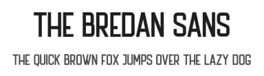 The Bredan Sans by Vultype — Sans Serif Font — thumbnail 1