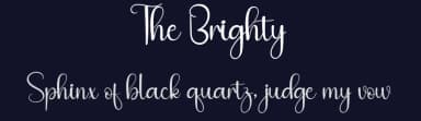The Brighty by Andi Moz — Script Handwritten Font — thumbnail 2