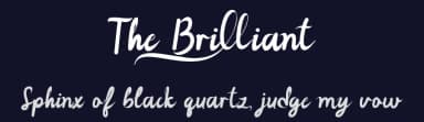 The Brilliant by Yoga Letter — Script Handwritten Font — thumbnail 2