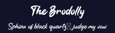 The Brodolly by productype.com — Script Handwritten Font — thumbnail 2