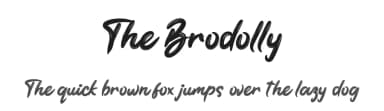 The Brodolly by productype.com — Script Handwritten Font — thumbnail 1