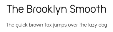 The Brooklyn Smooth by Brittney Murphy Design — Sans Serif Font — thumbnail 1
