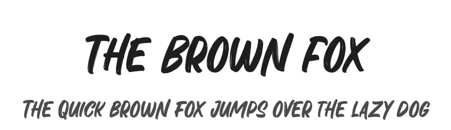 The Brown Fox by Creatype Studio — Script Handwritten Font