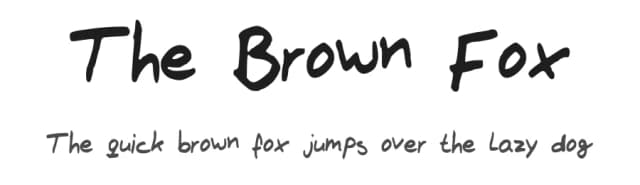 The Brown Fox by Boom Type — Script Handwritten Font