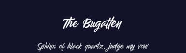The Bugatten by StringLabs Creative Studio — Script Handwritten Font — thumbnail 2