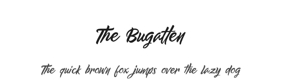 The Bugatten by StringLabs Creative Studio — Script Handwritten Font