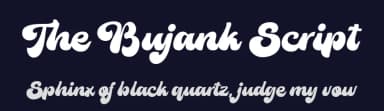 The Bujank Script by DumadiStyle — Script Handwritten Font — thumbnail 2