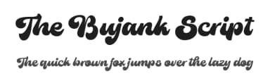 The Bujank Script by DumadiStyle — Script Handwritten Font — thumbnail 1