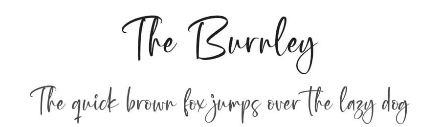 The Burnley by Letterena Studios — Script Handwritten Font