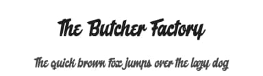 The Butcher Factory by Maelle.K | Thomas Boucherie — Script Handwritten Font — thumbnail 1