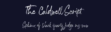 The Caldwell Script by Arief HK — Script Handwritten Font — thumbnail 2