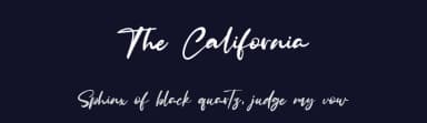 The California by Kong Font — Script Handwritten Font — thumbnail 2