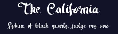 The California by Eddy Goodboy — Script Handwritten Font — thumbnail 2