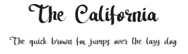 The California by Eddy Goodboy — Script Handwritten Font — thumbnail 1
