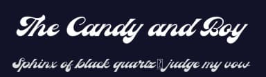 The Candy and Boy by www.movefont .com — Script Handwritten Font — thumbnail 2