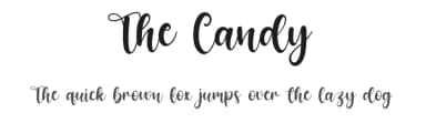 The Candy by Scratchones — Script Handwritten Font — thumbnail 1