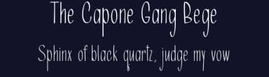 The Capone Gang Bege by aldedesign — Script Handwritten Font — thumbnail 2