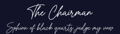 The Chairman by Heinzel Std — Script Handwritten Font — thumbnail 2